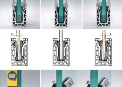Profilé pour verre à l'Anglaise
