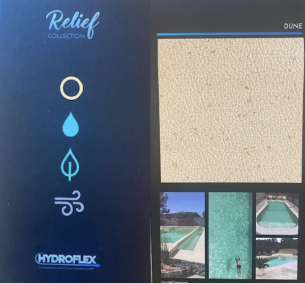 Hydroflex RELIEF APF Reinforced membrane for swimming pools