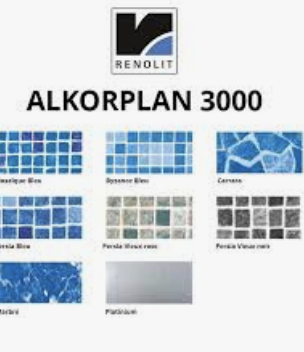 Renolit Alkorplan3000 Reinforced swimming pool membrane.
