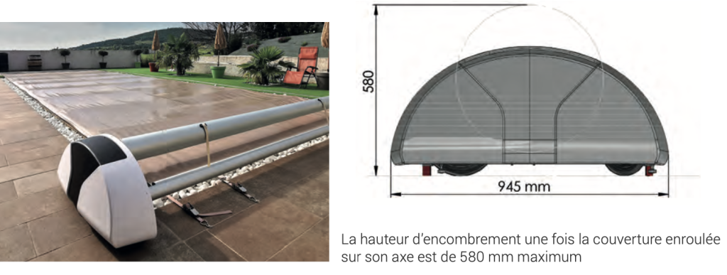 EDEN, couverture de sécurité motorisée, autonome et connectée - couverture opaque