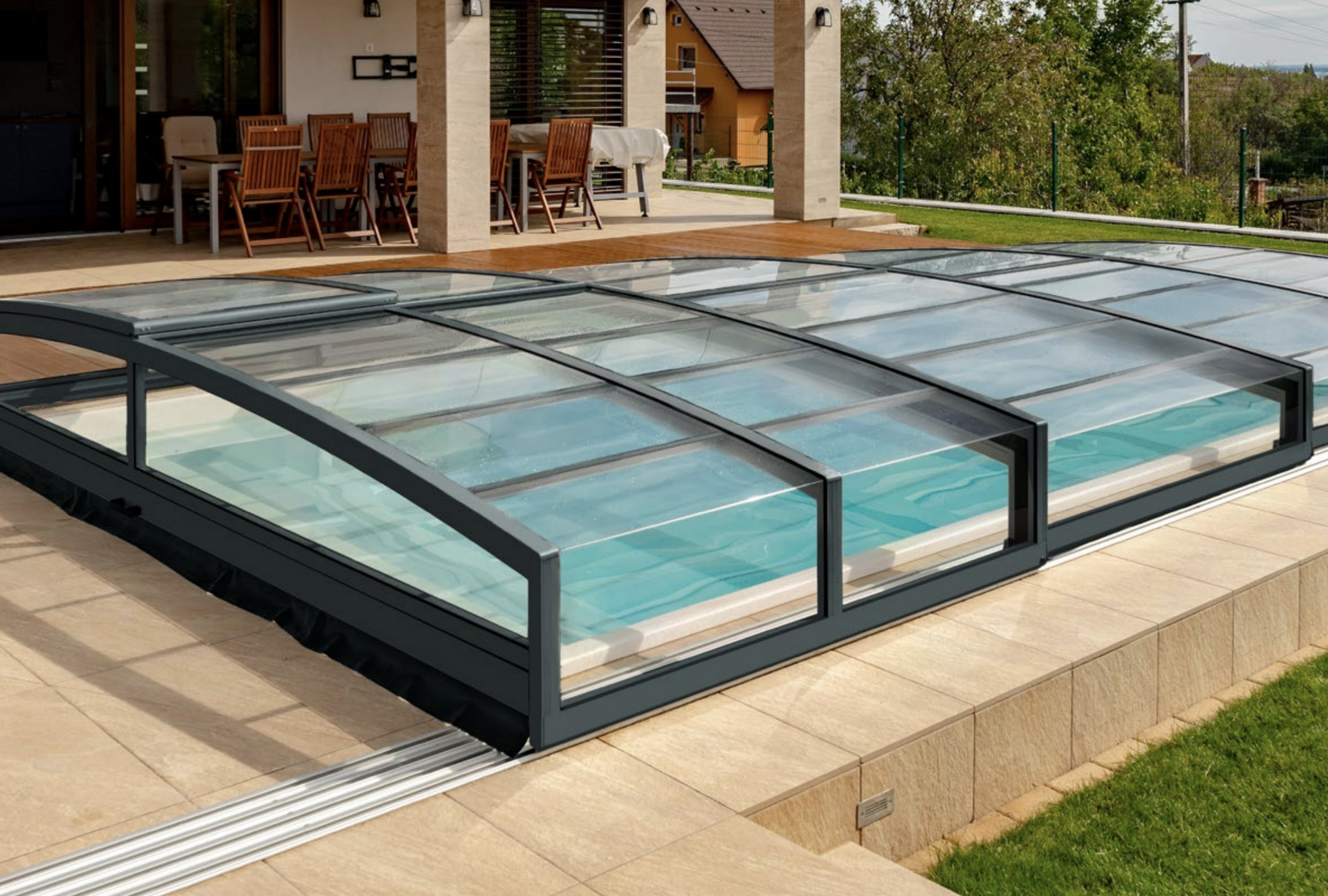 Poolshelter ONE swimming pool enclosures