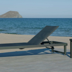 Sun lounger CANCUN-12 ANTHRACITE