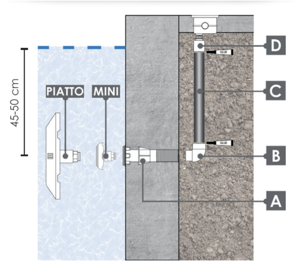 Kit 1 projetor LED branco com transformador e tomada vassoura