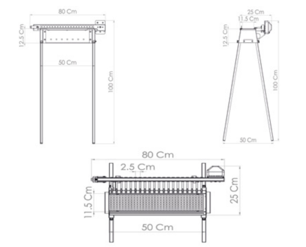 TECNOROAST GRILLI 20 SINGLE