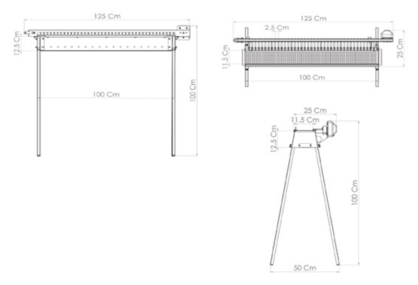 TECNOROAST GRILL 40 SINGOLO