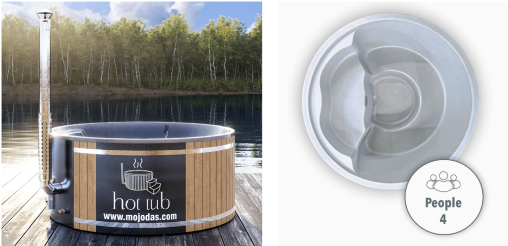 HOT TUBE CLASSIC ROUND IN Riscaldatore integrato - MOJODAS