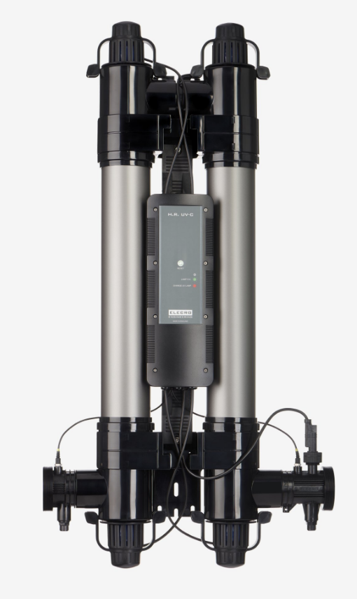 H.R.UV-C stérilisation de l’eau 2 lampes + une pompe doseurse seule 110m3