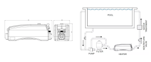 RÉCHAUFFEUR ÉLECTRIQUE POUR PISCINE ELECRO OPTIMA COMPACT