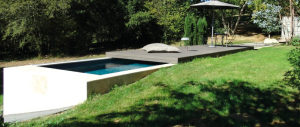DCLS Terrasse mobile pour piscine et SPA à grande portée