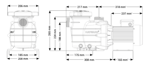 Pompa per piscina Hayward Power Flo® II