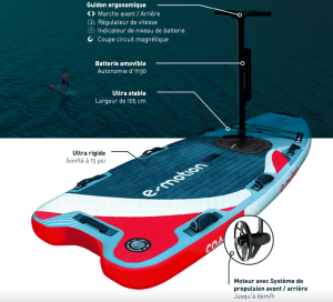 Stand up paddle elettrico Coasto E-motion