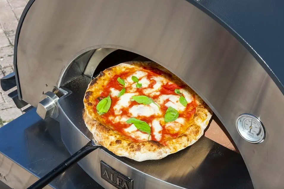 Horno portatil para pizza pizzas de acero inoxidable pizzero