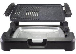 Electric barbecue with Beper lid