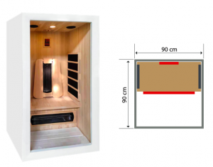 Sauna de infrarrojos SAULO Sauna FranciaSauna Sauna de infrarrojos SAULO Sauna Francia