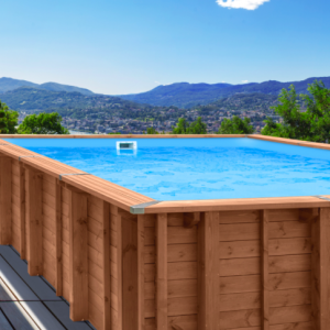 Piscina elevada Sea Breeze de madera 600 x 410 x 131 cm