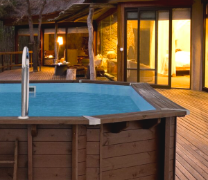 Piscine Hors Sol en Bois Sea Breeze 607 X 396 X 131 cm