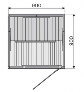 Cabine infravermelha Harvia Radiant 90x90 cm