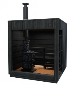 OUTDOOR SAUNA HARVIA LEGEND WOOD STOVE