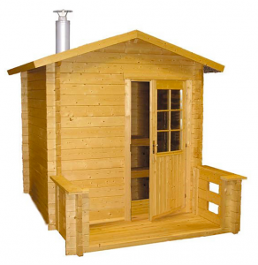 Harvia KUIKKA outdoor sauna wood or electric heating