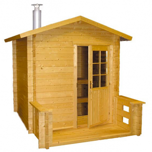 Harvia KUIKKA sauna exterior calefacción de leña o eléctrica