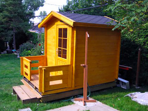 Harvia KUIKKA outdoor sauna wood or electric heating