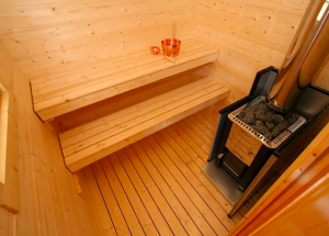 Sauna extérieur Harvia Keitele chauffage au bois ou électrique