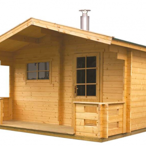 Outdoor sauna Harvia Keitele wood or electric heating