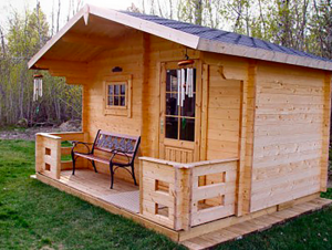 Sauna esterna Harvia Keitele riscaldamento a legna o elettrico