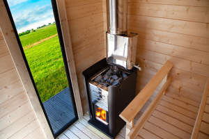 Harvia Solide Compact outdoor sauna