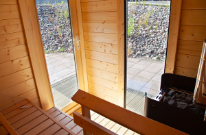 Harvia Solide Compact outdoor sauna