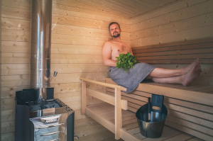 Harvia Solide Compact outdoor sauna