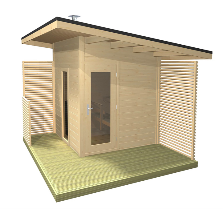 Sauna extérieur Harvia Solide Compact