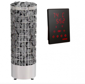 Harvia Cilindro electric sauna heater with XENIO CX110 control unit