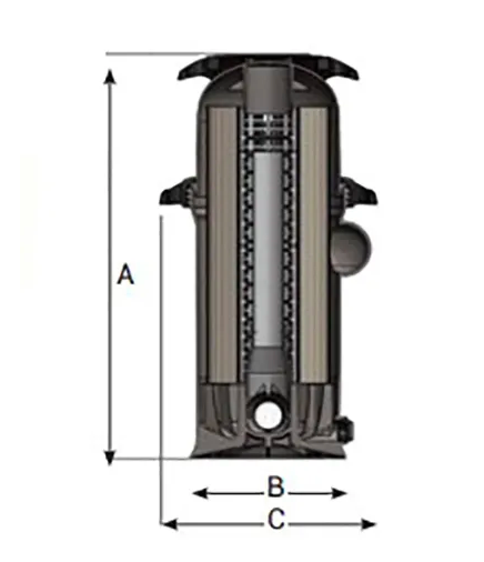 Hayward Swimclear-patroonfilter - enkele patroon