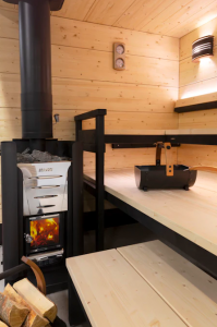 Harvia Pro 20 sauna brændeovn Komplet pejsesæt