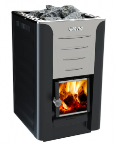 Harvia Pro 20 sauna wood stove Complete fireplace kit