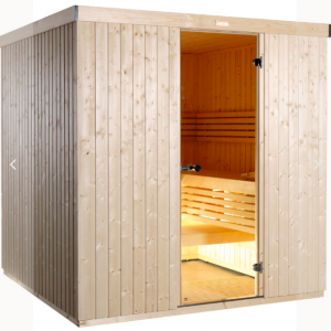 Sauna tradicional variante Harvia fogão elétrico The Wall