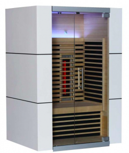 Harvia Spectrum Liten infrarød sauna Mål 130 cm x 105 cm