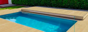 Terraza Mobile Alu Floors para piscina.
