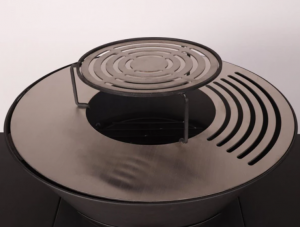 Barbecue avec plaque en acier BLACK EFP57B Pure Line