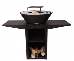 Barbecue avec plaque en acier BLACK EFP57B Pure Line