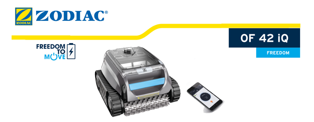 Libertà di 42 robot pool wireless Zodiac IQ
